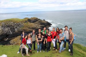 English School Dublin Group at the Cliffs