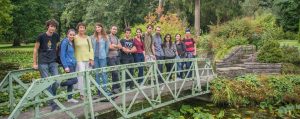 Central School of English students at the Botanic Gardens in Dublin