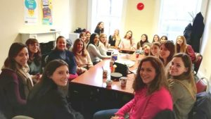 The Au Pair Club at the Central School of English in Dublin